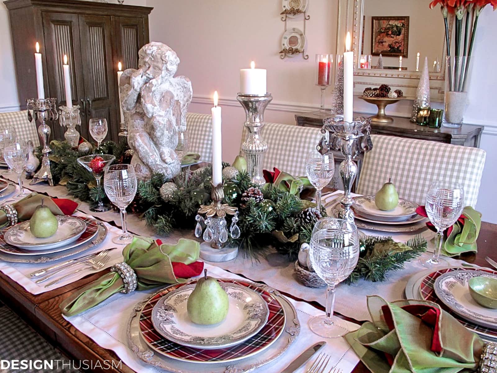 Christmas table setting