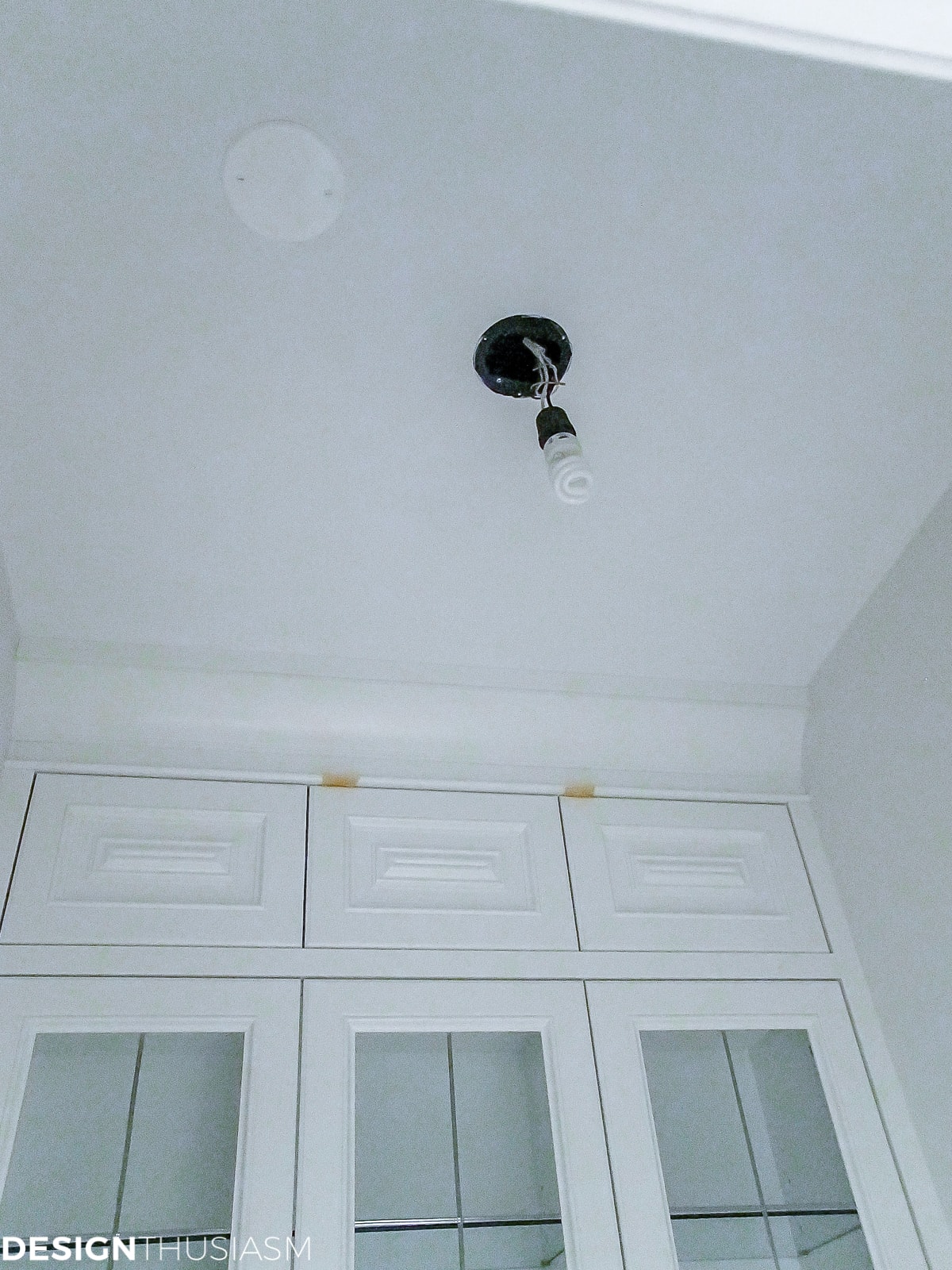 butler’s pantry remodel fixture wiring
