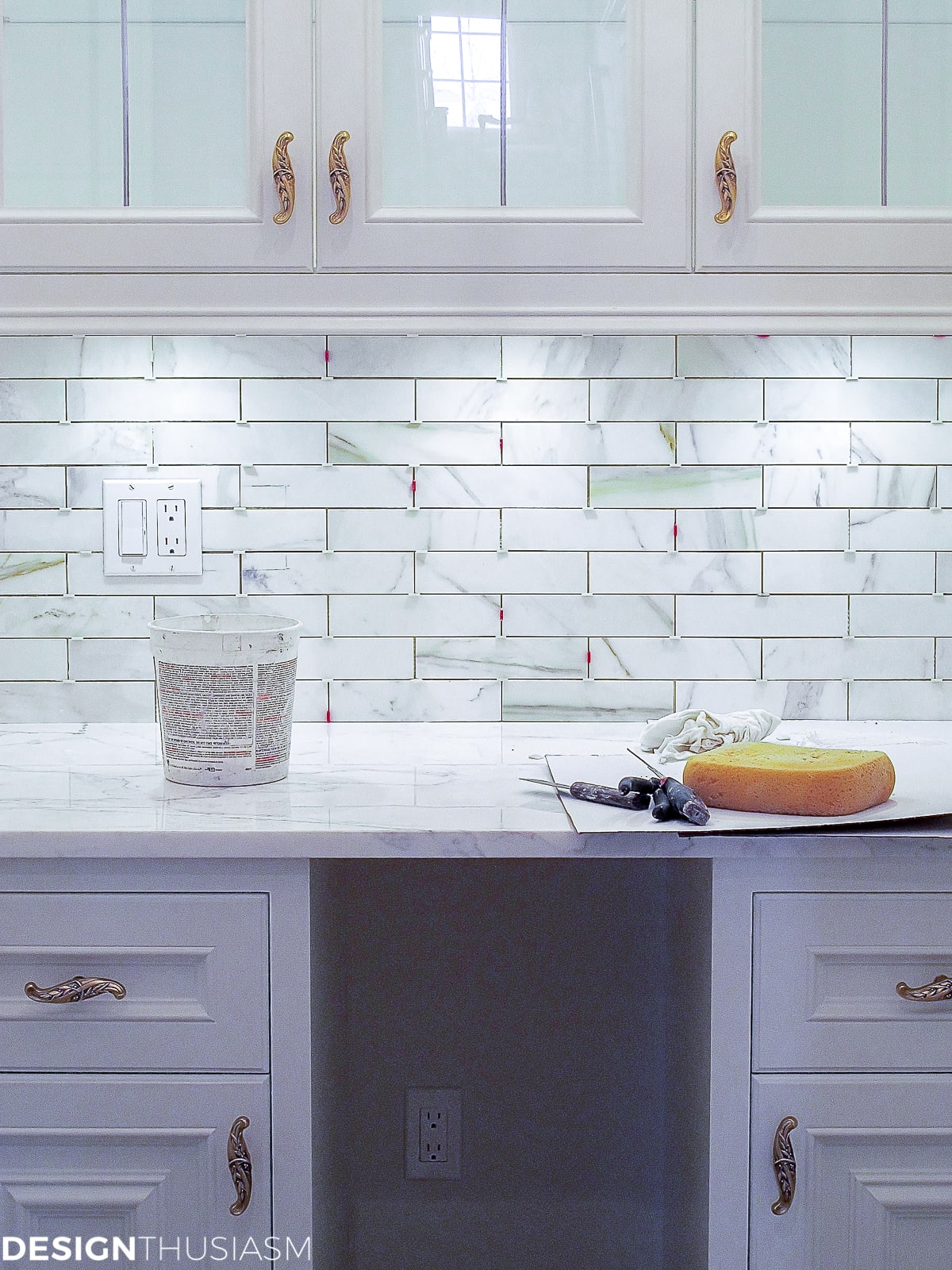 butler’s pantry remodel tile backsplash