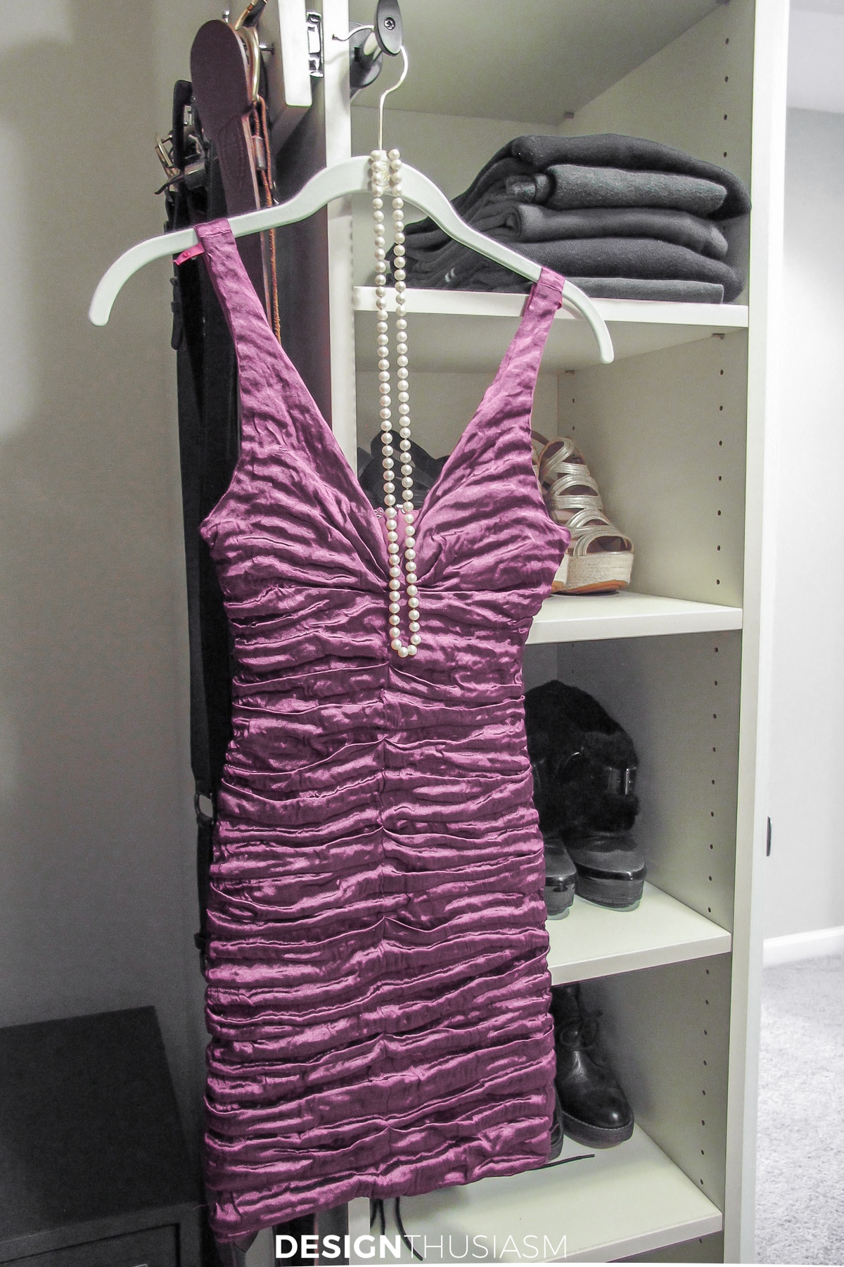 closet organization valet hook