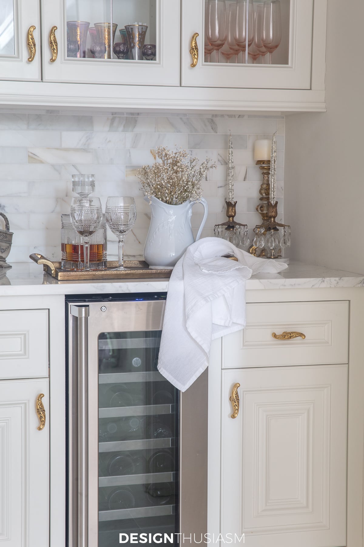 french styled butler's pantry