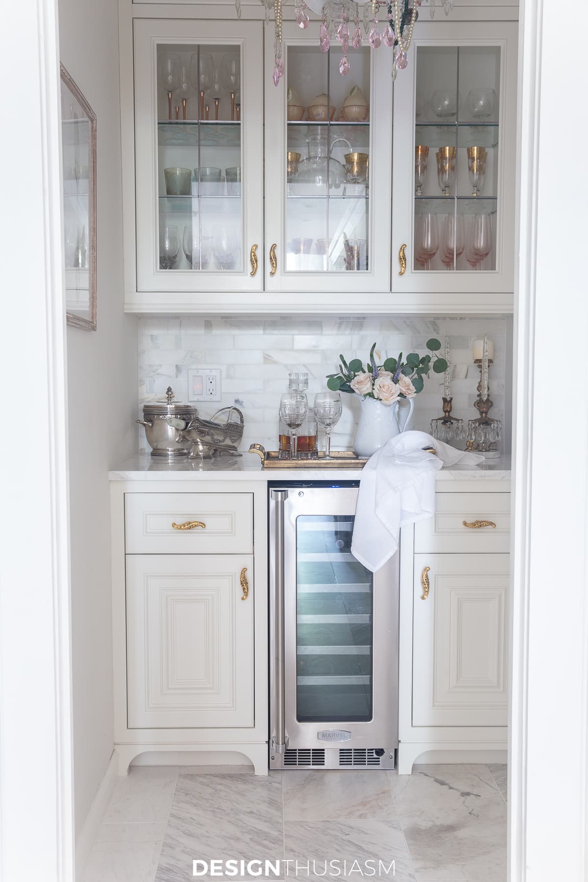 french styled butler's pantry