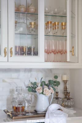 french styled butler's pantry