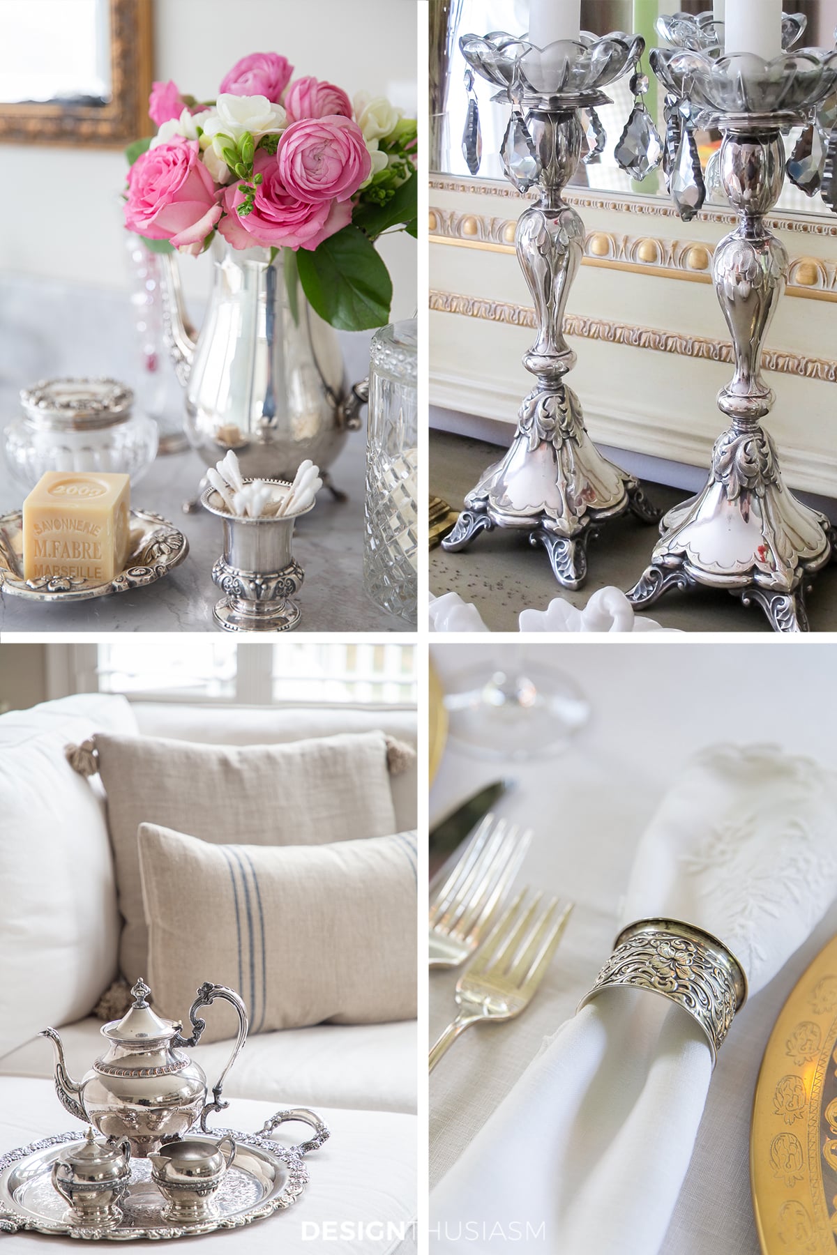 Defining style elements for a french inspired home - silver