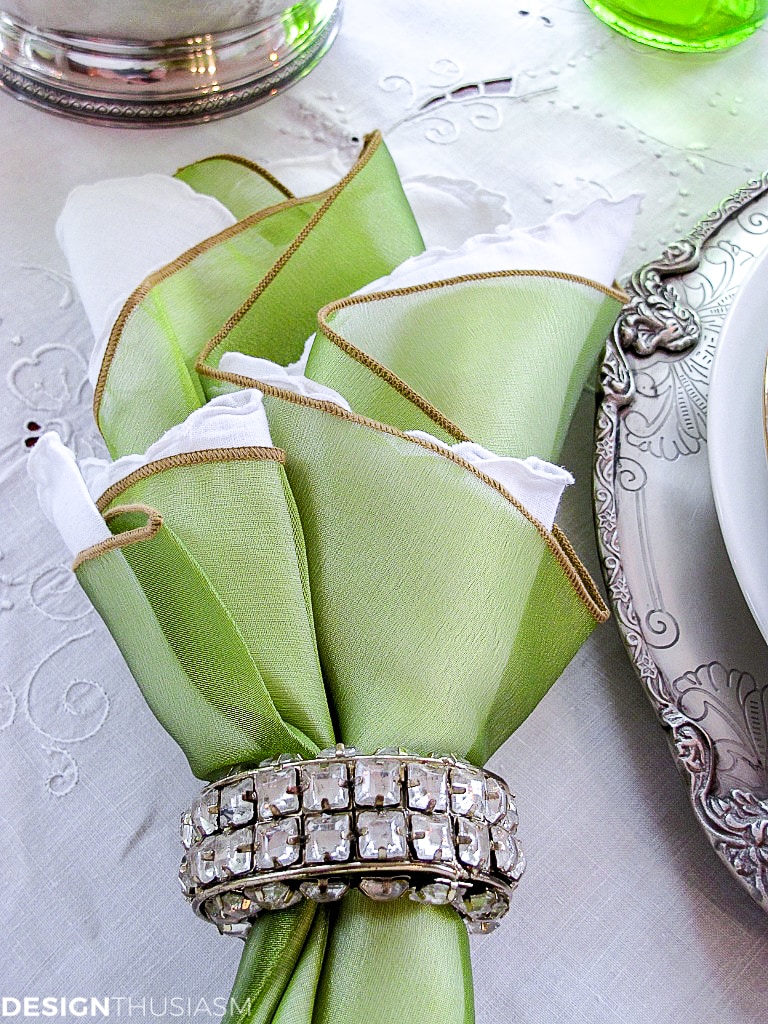 St. Patrick's Day spring tablescape