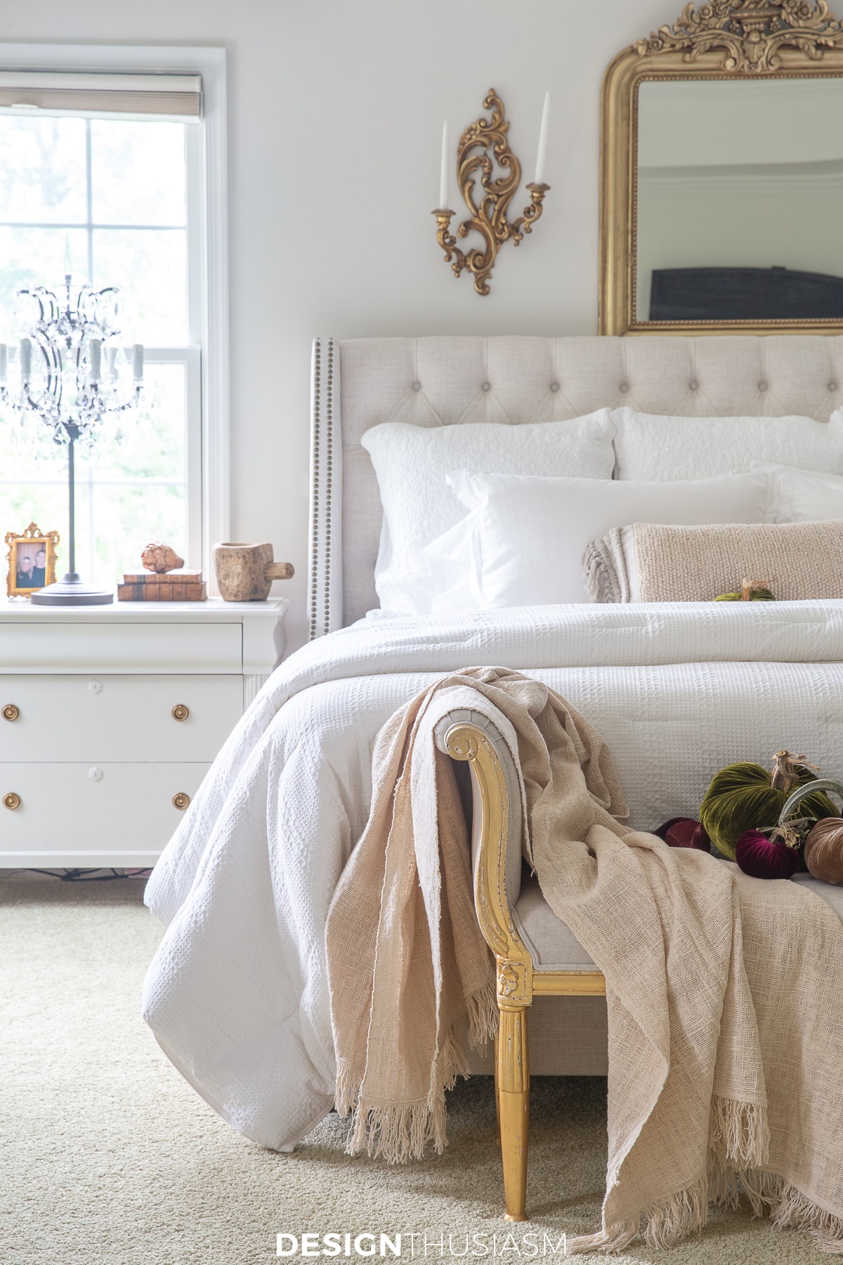 fall master bedroom
