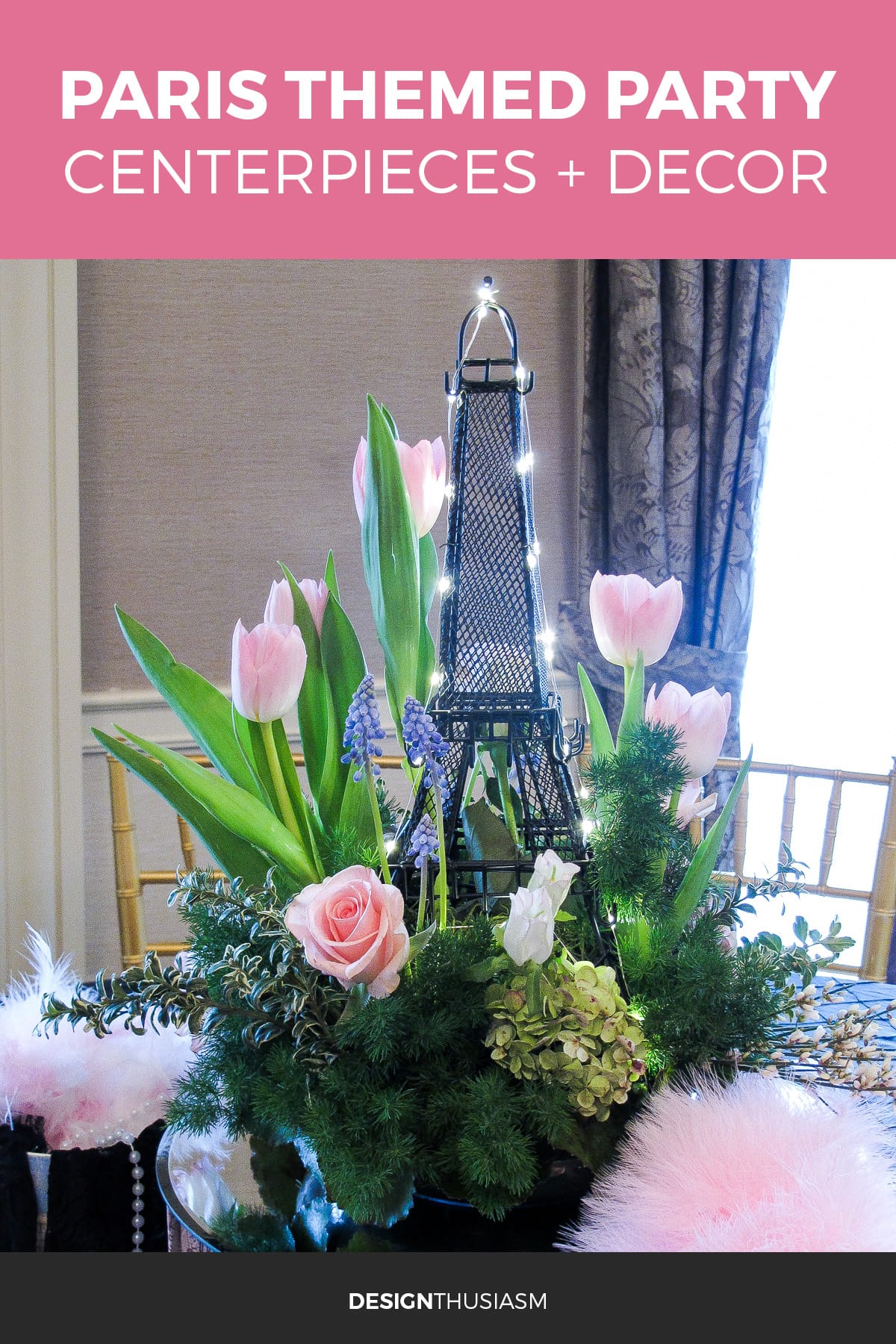 April in Paris Centerpieces