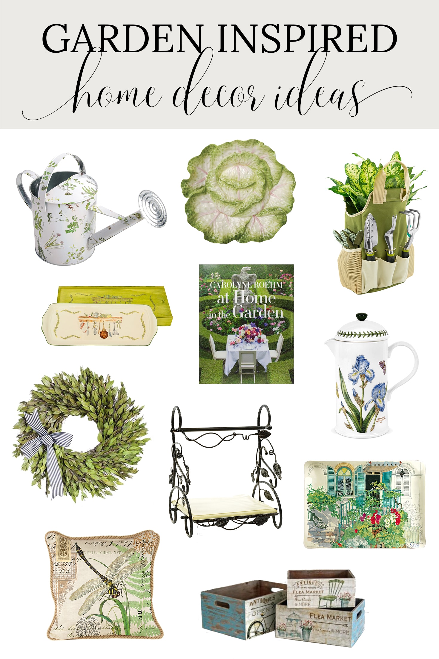 Garden Inspired Home Decor