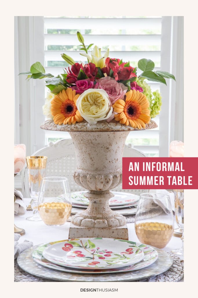 Informal table setting ideas