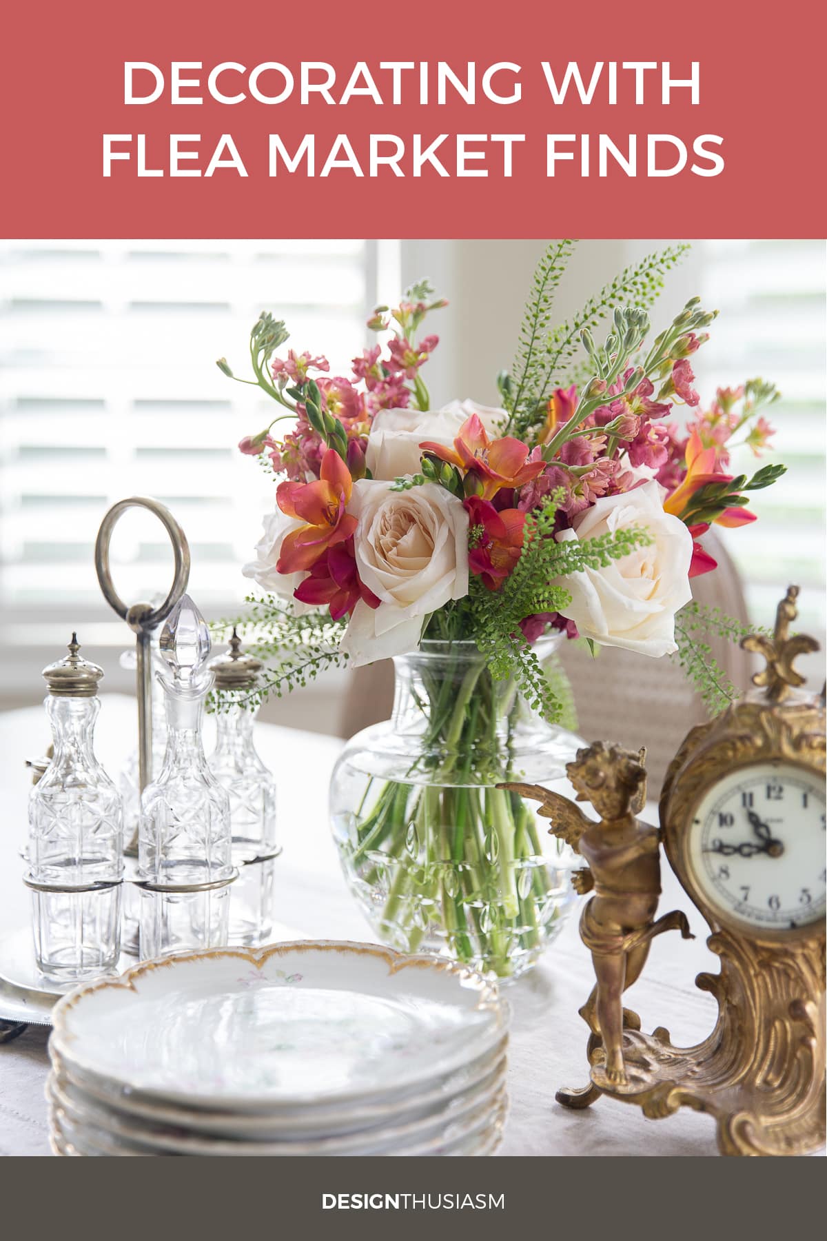 Adding French style with flea market finds