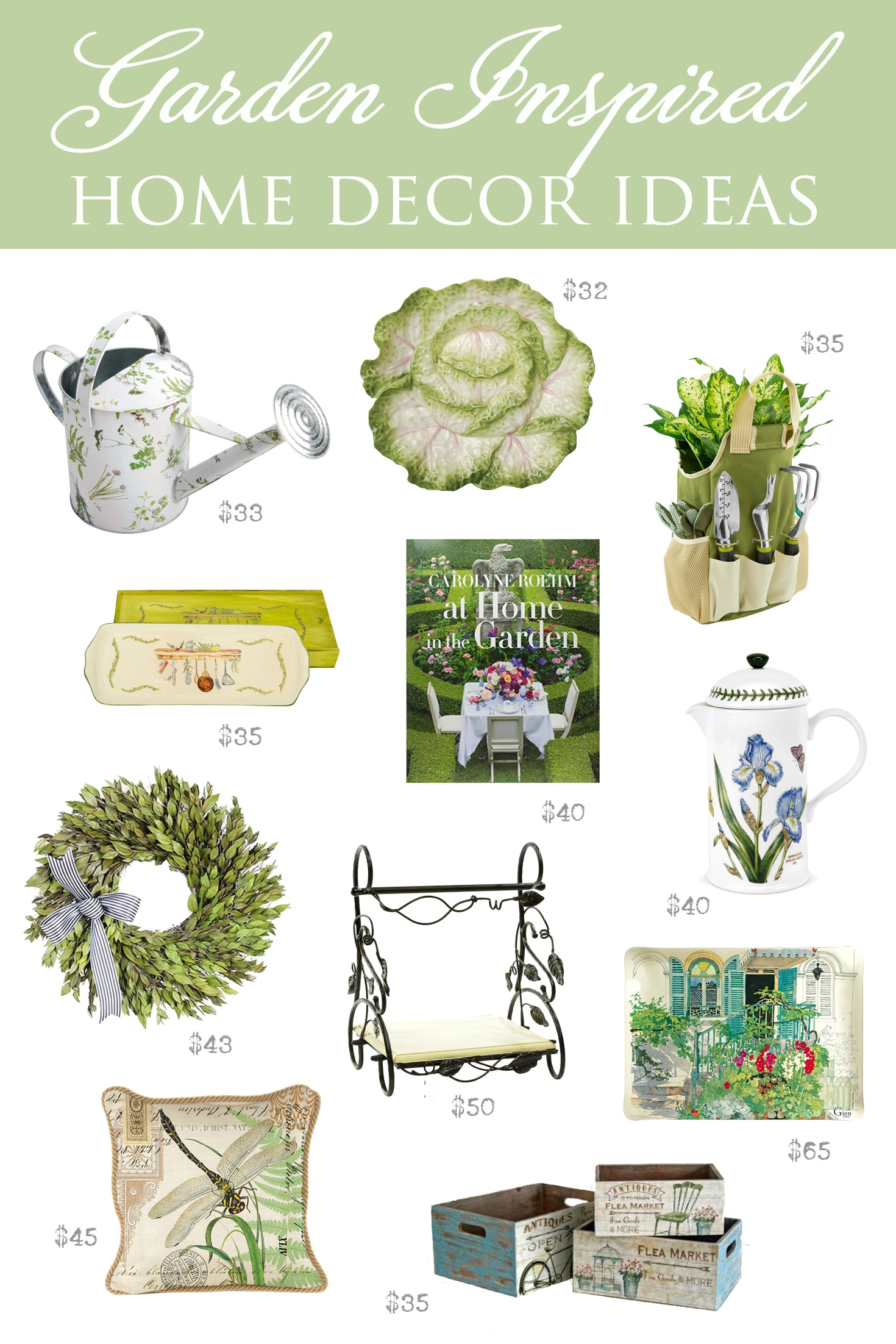 Garden Inspired Home Decor Ideas | terilynadamsblog.com