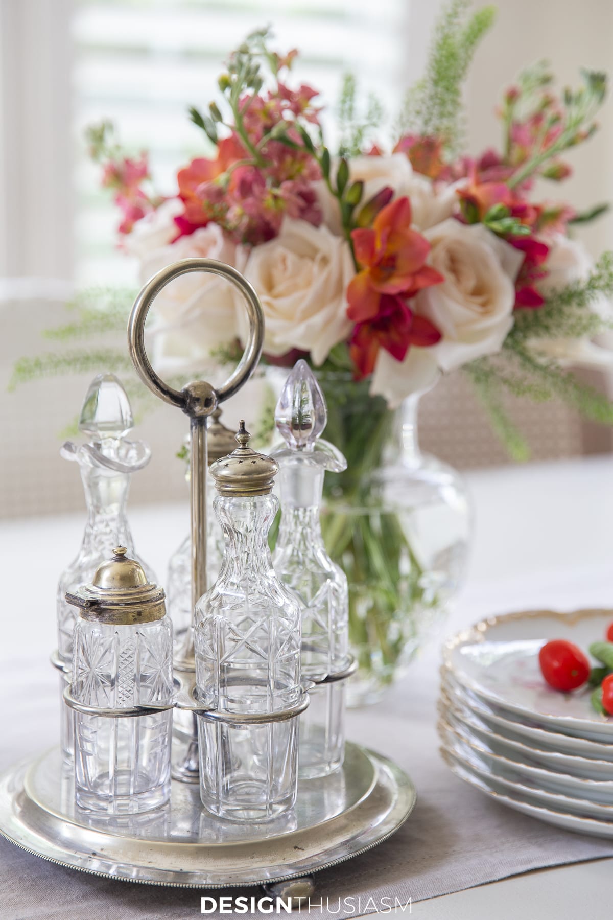 flea market finds cruet set