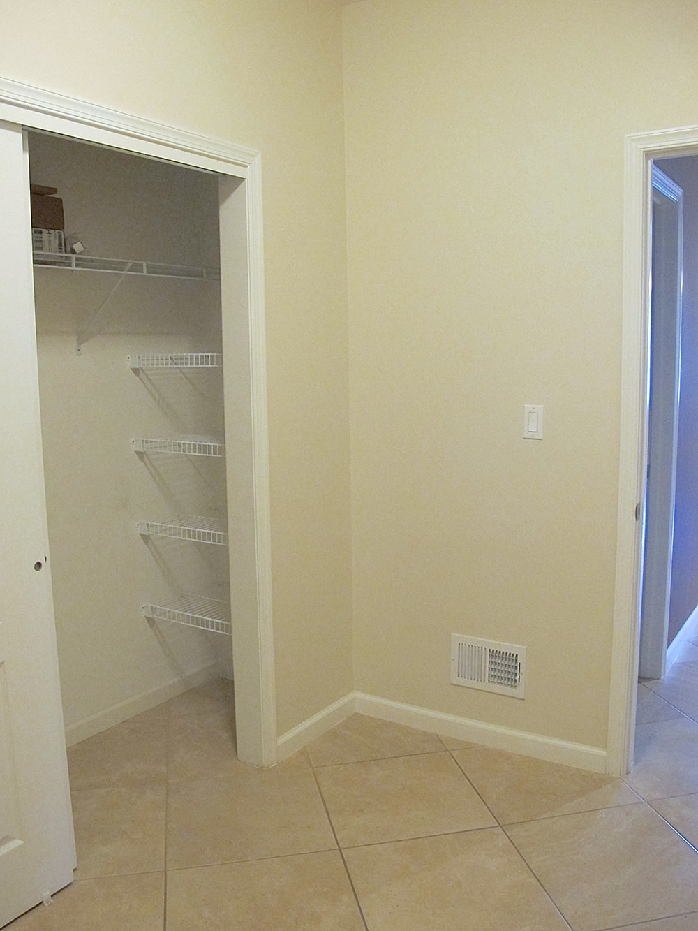 Back entry before