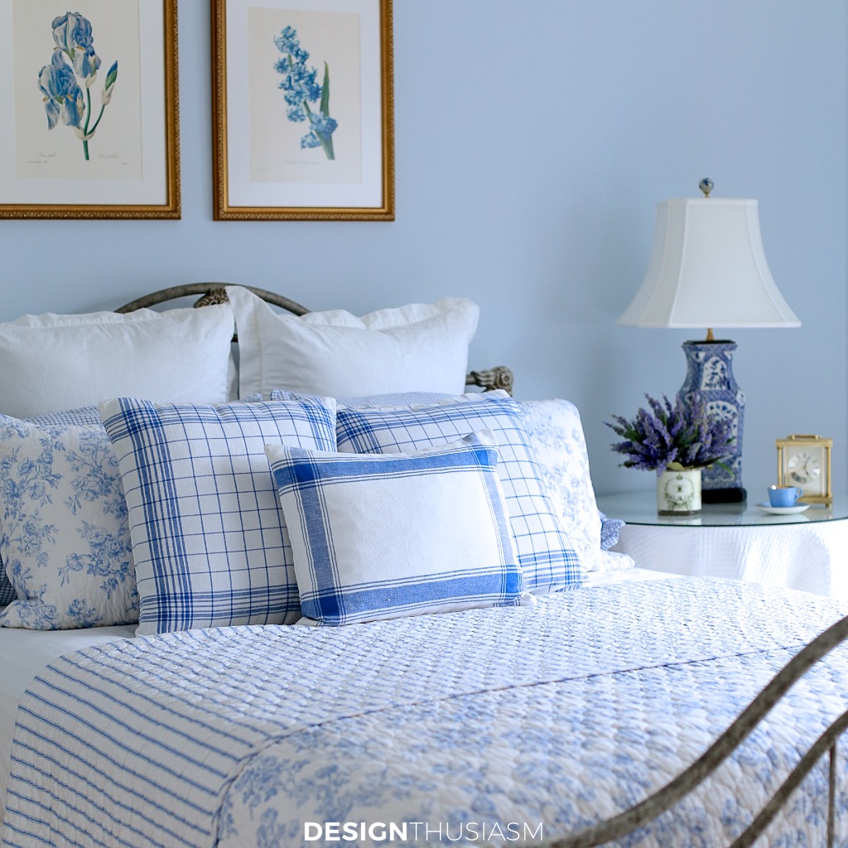 french blue bedroom bedding
