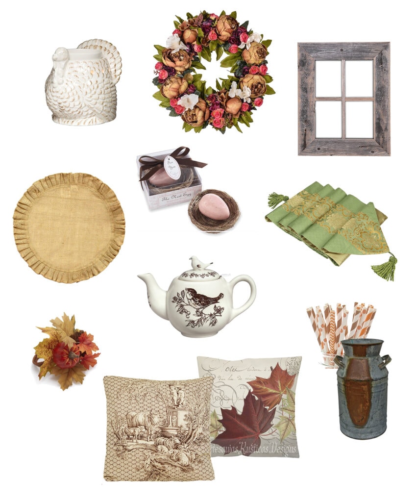Country French Fall Decor