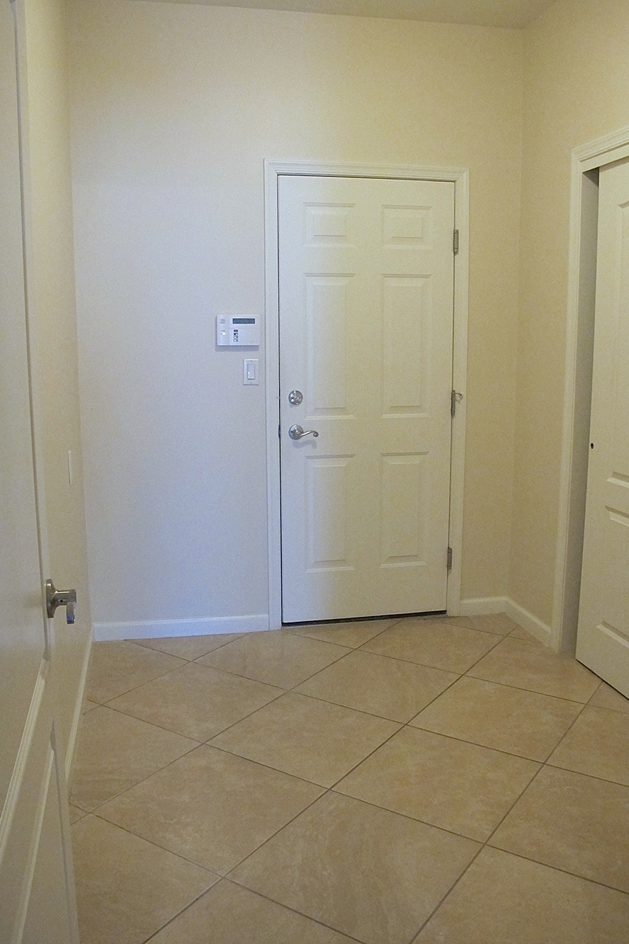 Back entry before pic