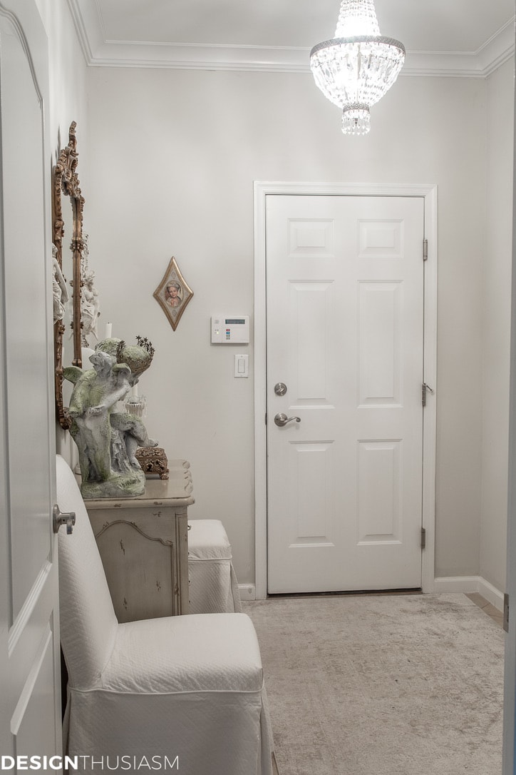Back entryway decor