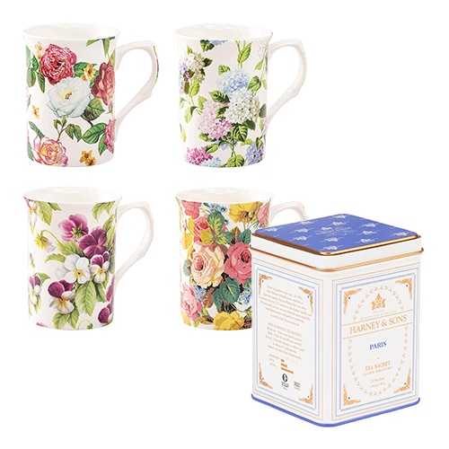 Mother's Day gift pairing tea and china mugs