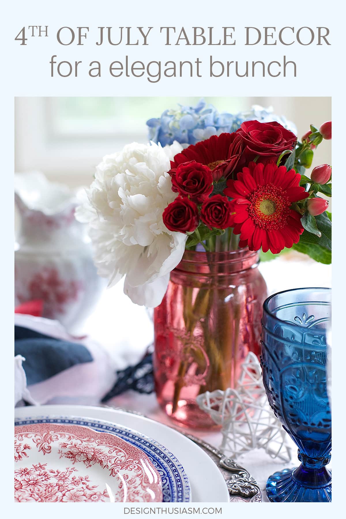 4th of July Champagne Brunch Tablescape