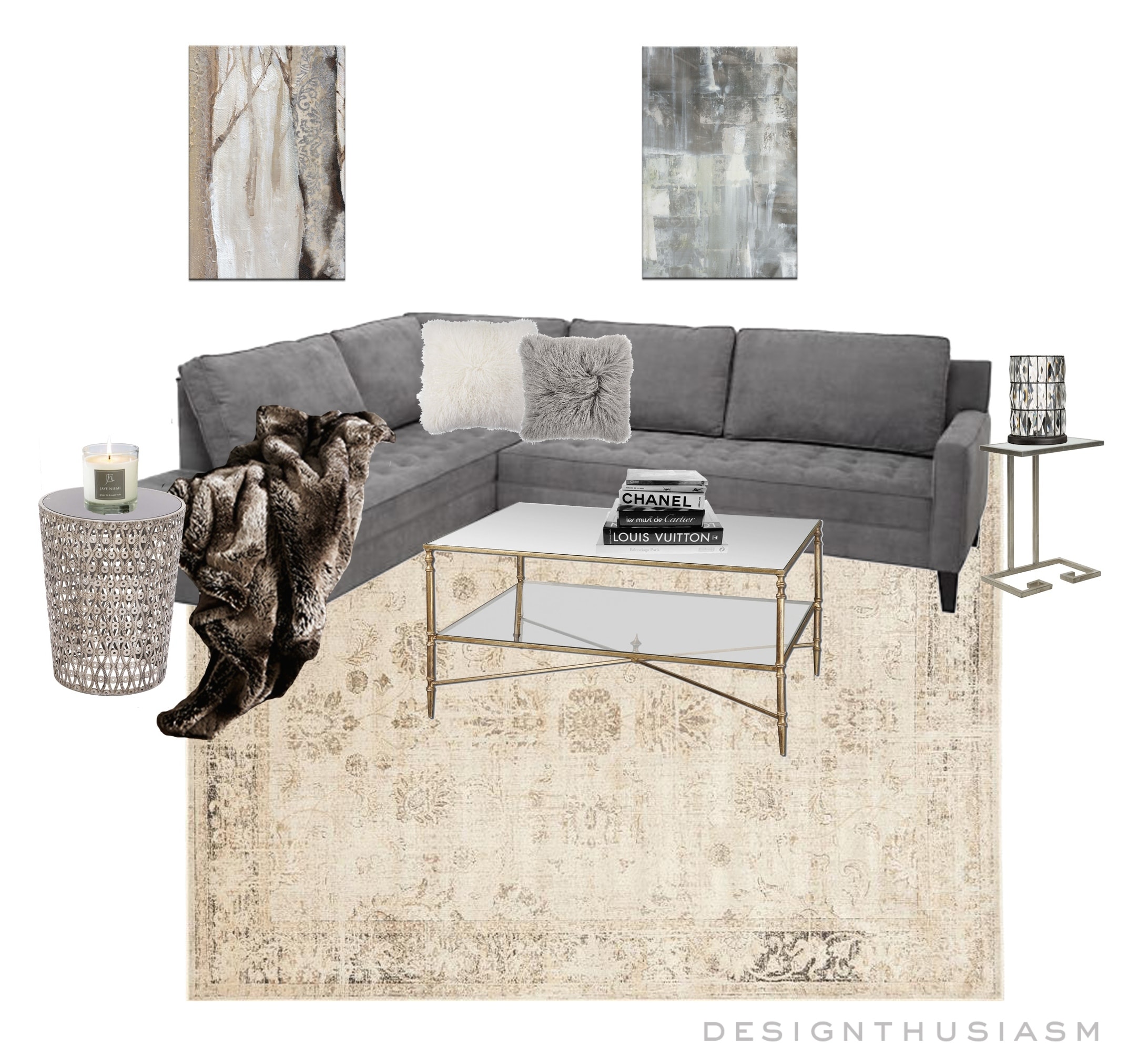 E-Design | Chelsea Apartment Living Room | terilynadamsblog.com