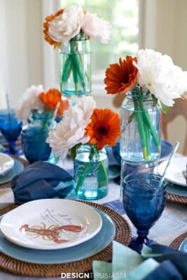 summer clambake tablescape