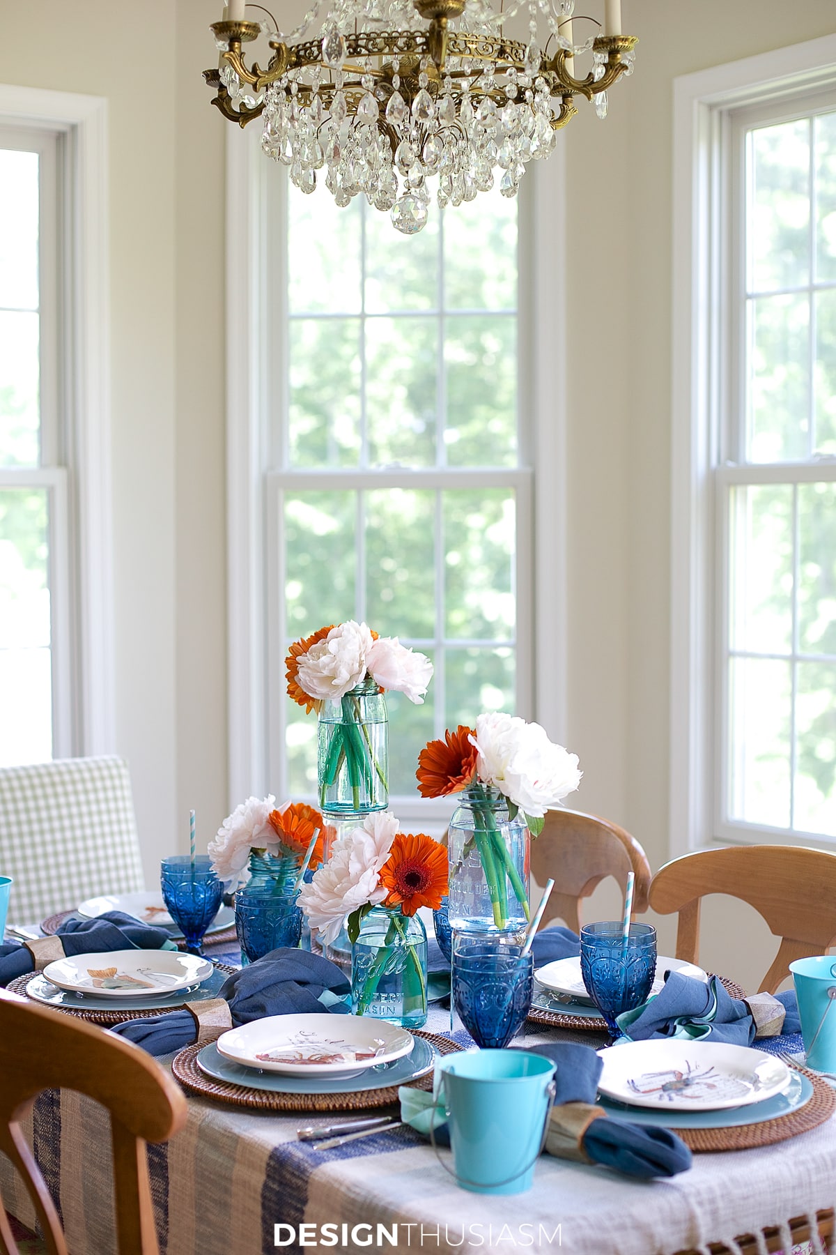 summer clambake tablescape