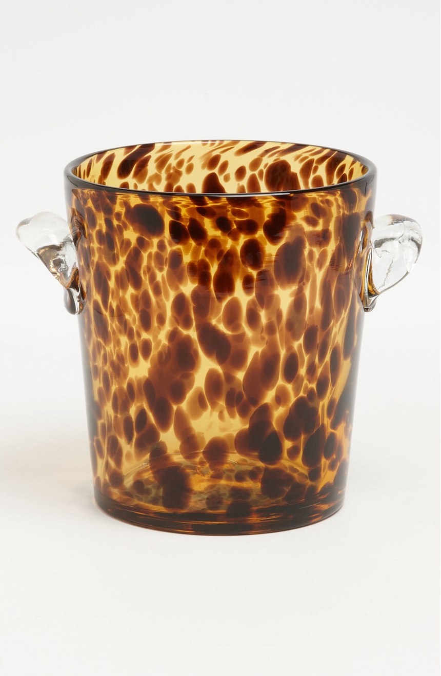Tortoise shell ice bucket
