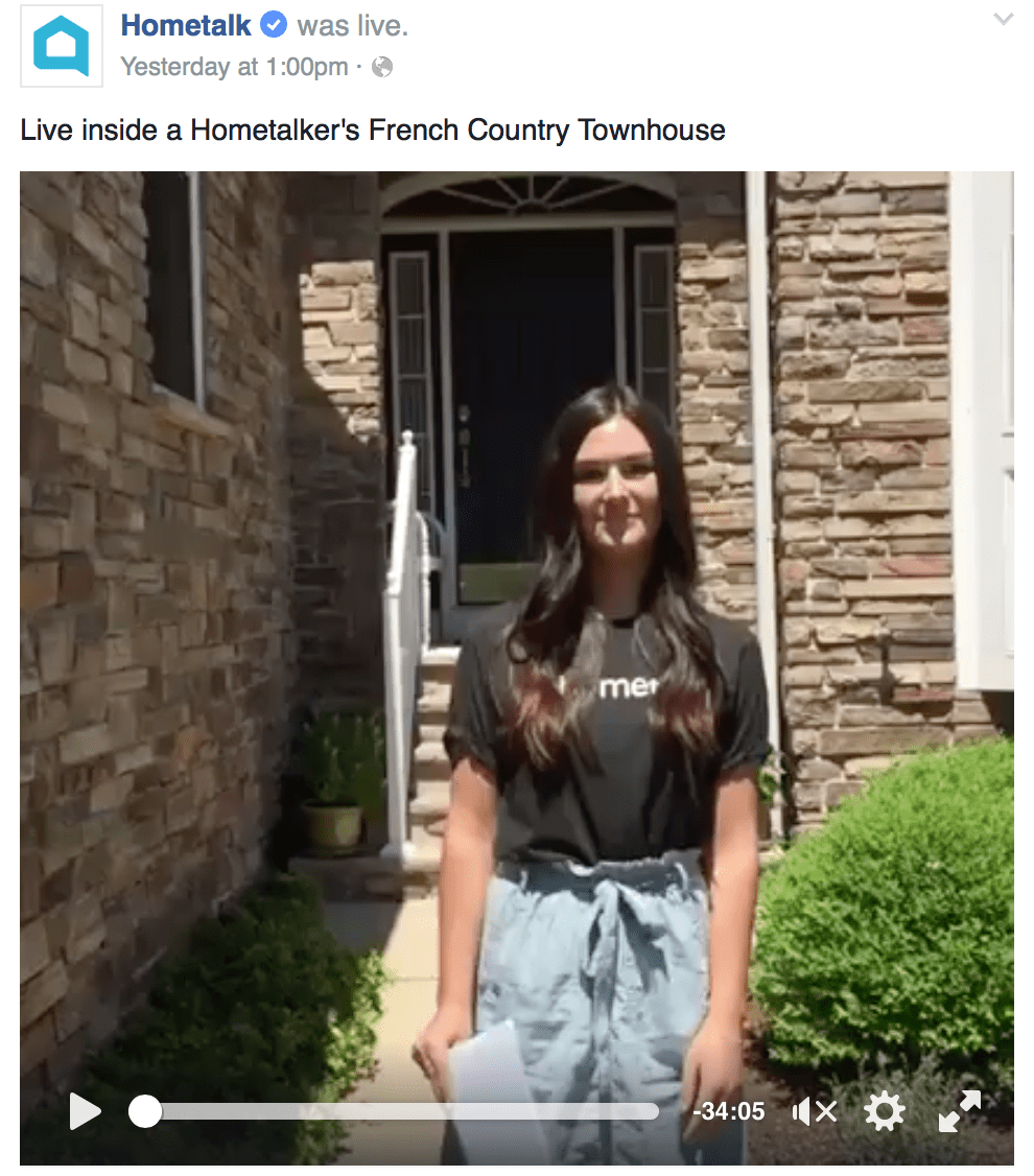 Hometalk Live Video House Tour with Designthusiasm