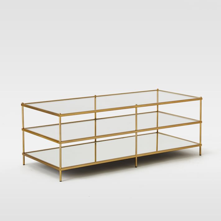 Gold 3 level coffee table
