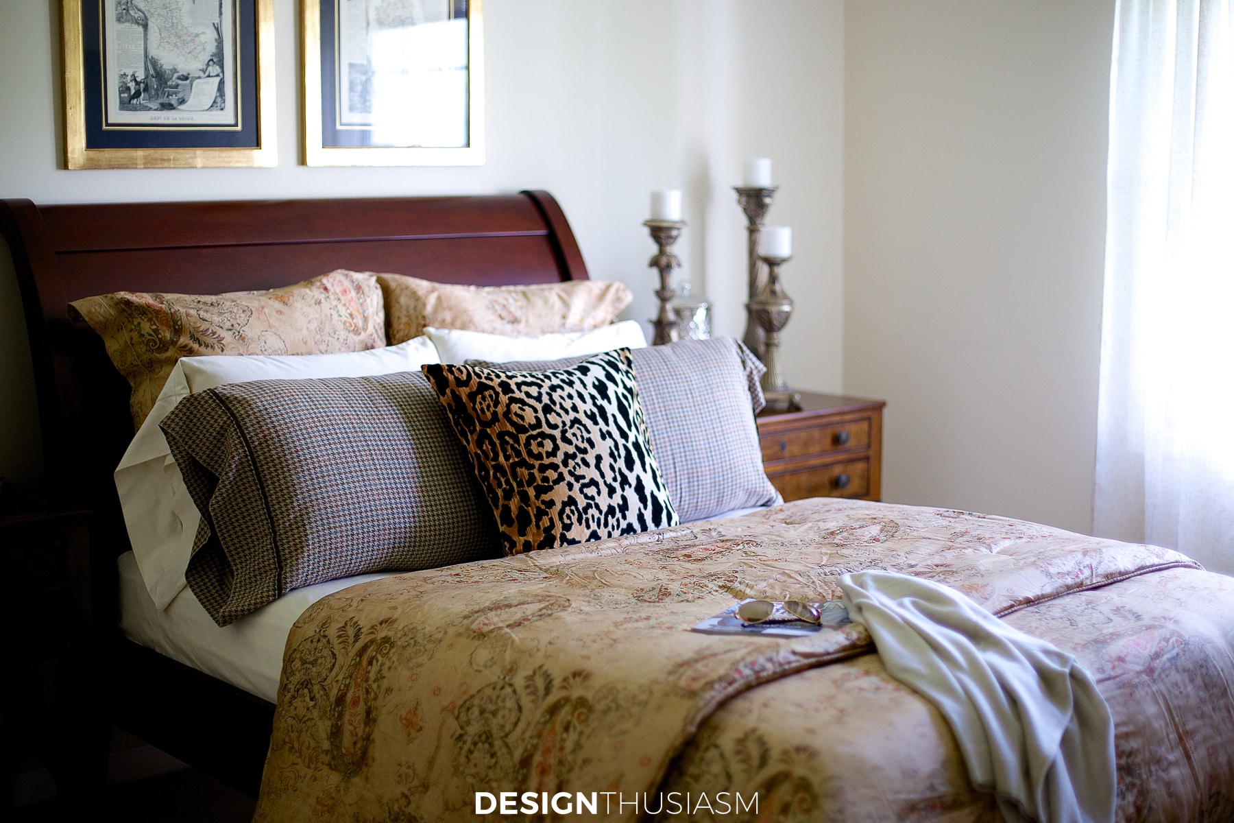 Masculine bedroom decor bedding