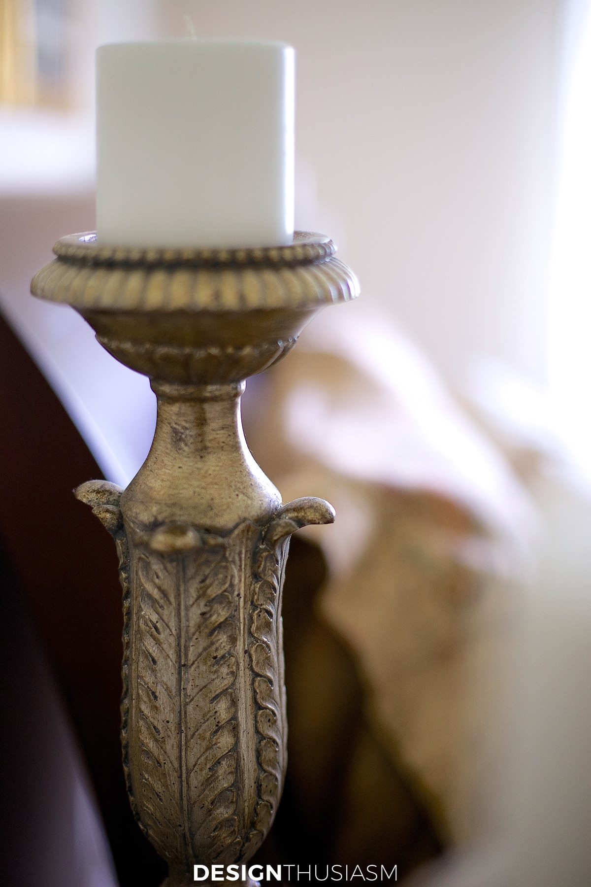Masculine bedroom decor candlestick