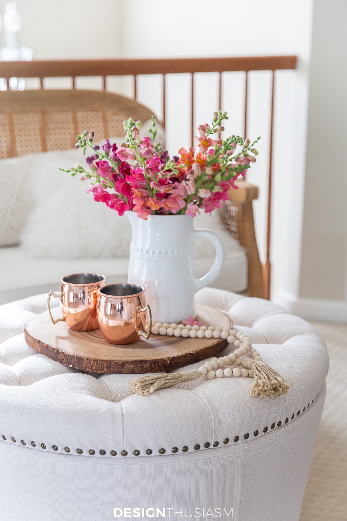 tufted storage ottoman coffee table