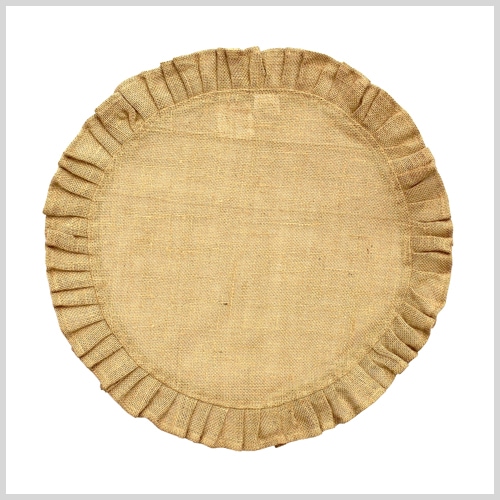 burlap placemat