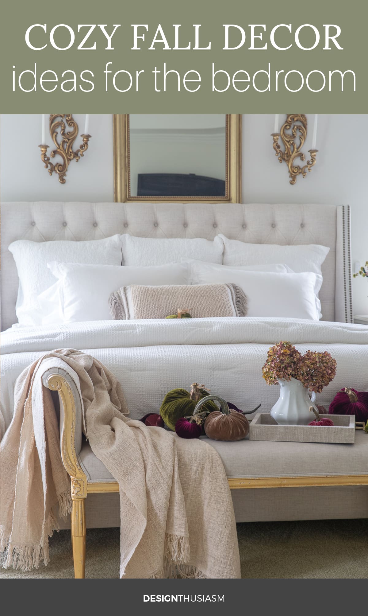cozy fall decor ideas for the bedroom