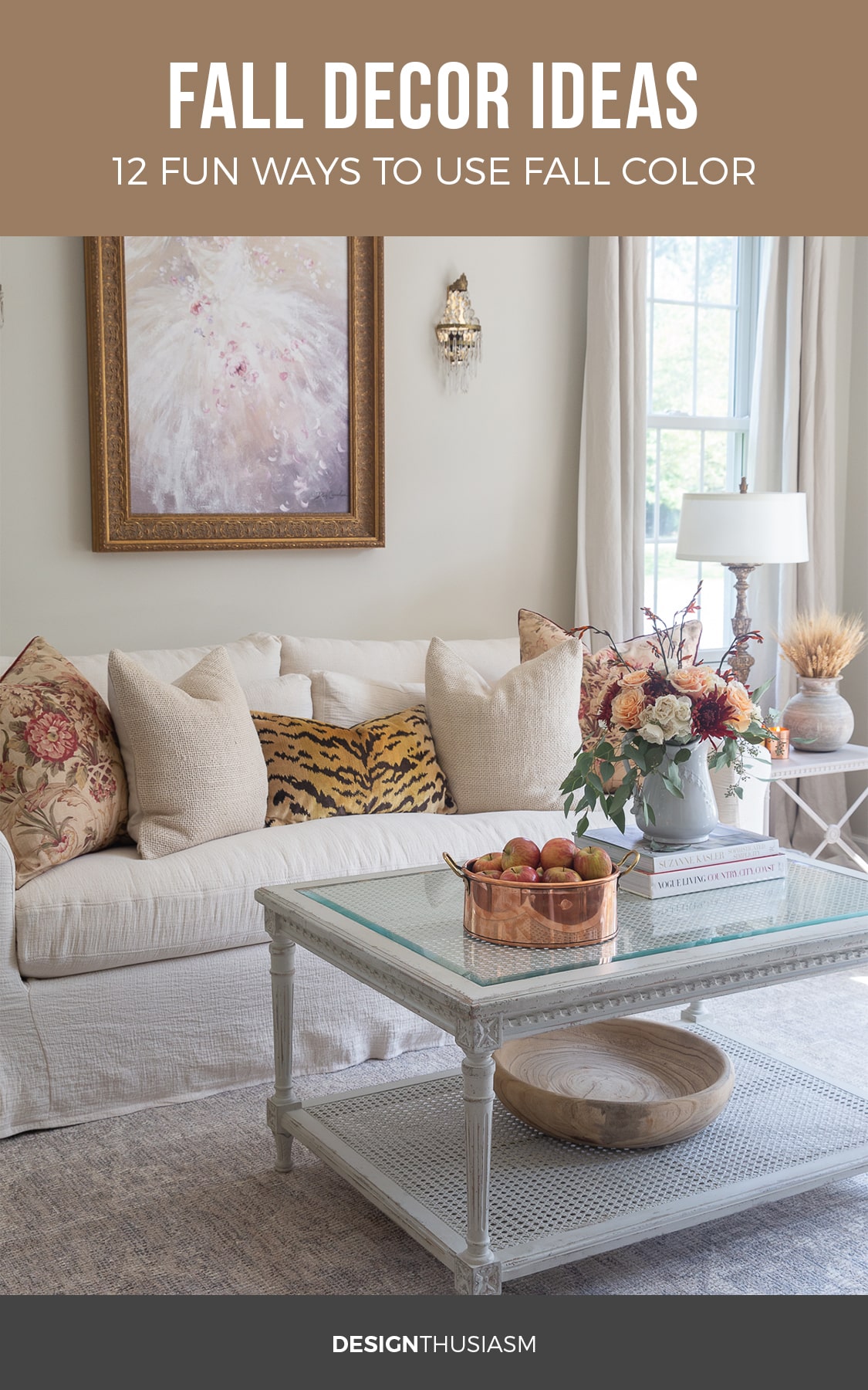 Fall Color in the Living Room