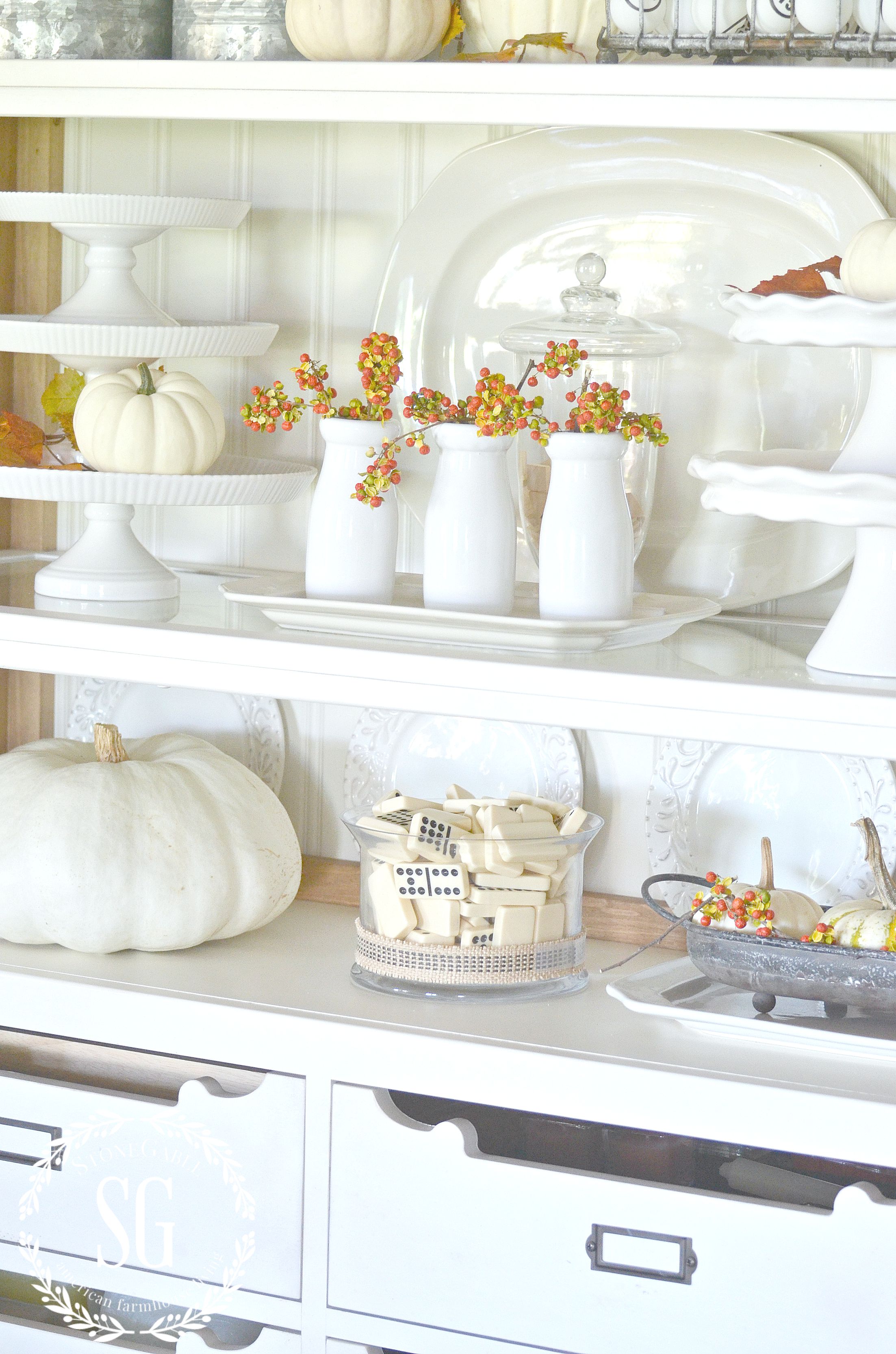 Home Style Saturday 4 | Fall Mantels, Tables and Vignettes