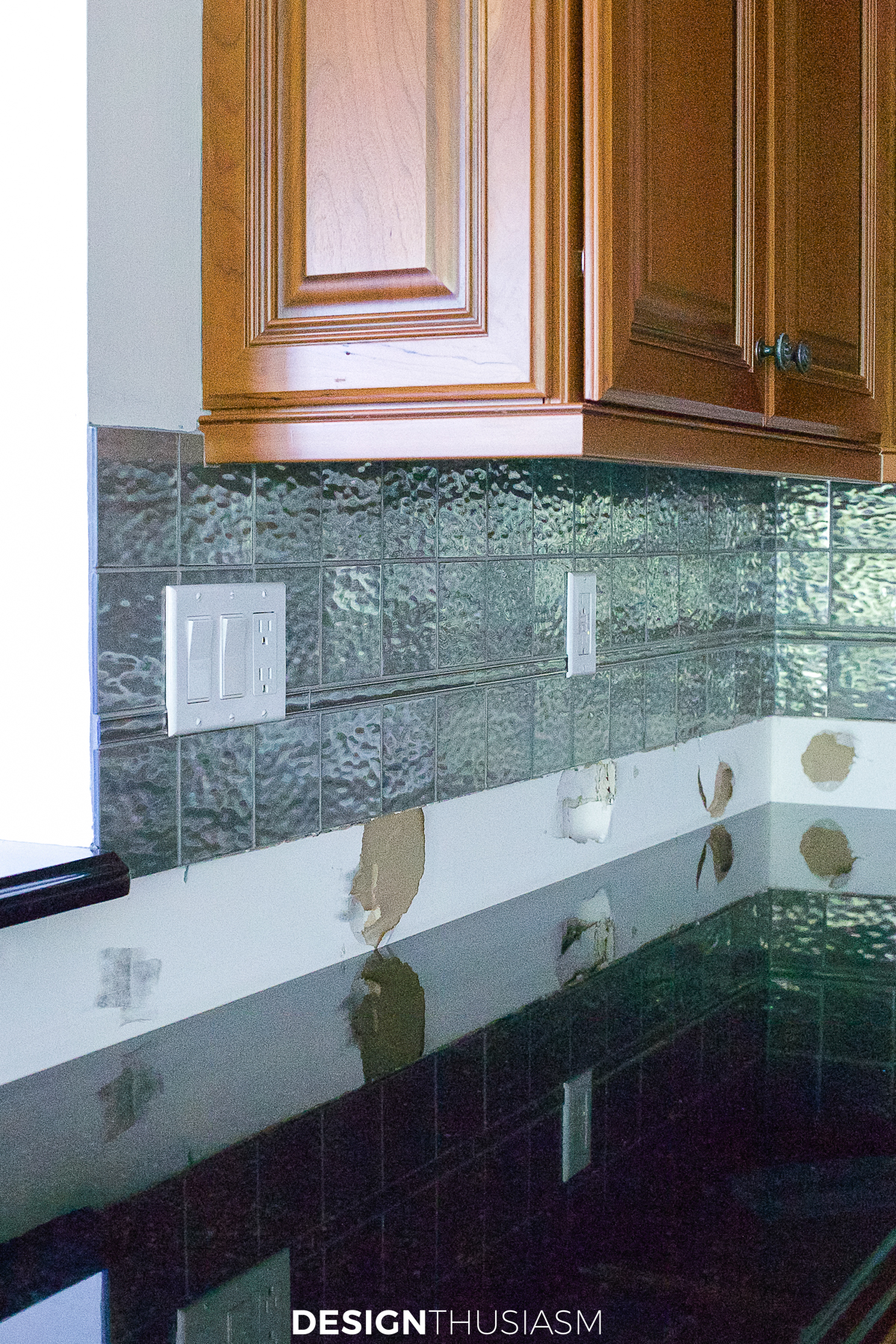 kitchen backsplash rip out