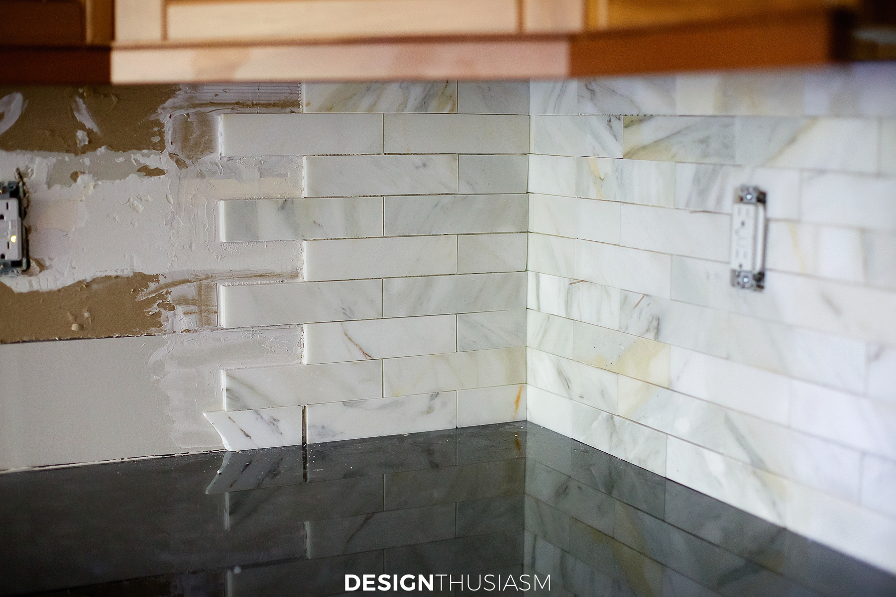 kitchen backsplash tiling