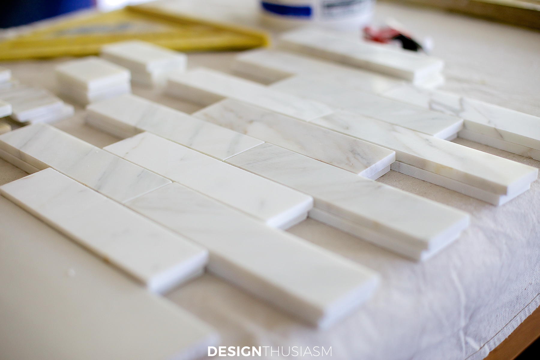 kitchen backsplash tile layout