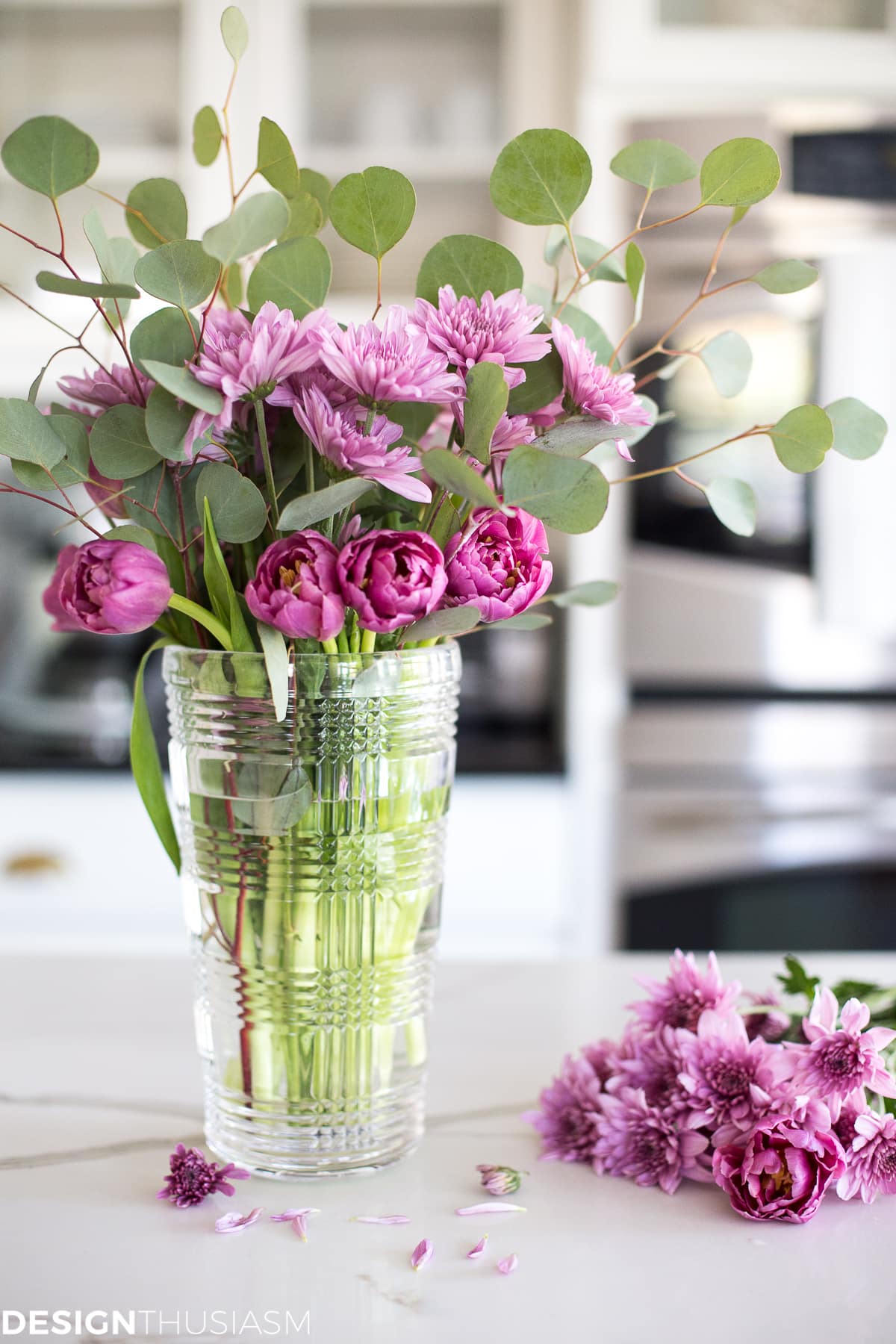new kitchen counter floral
