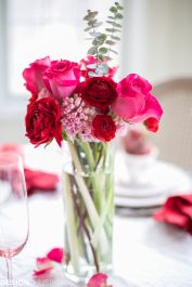 Valentine's Day Decorations: Velvet Hearts Tablescape | terilynadamsblog.com