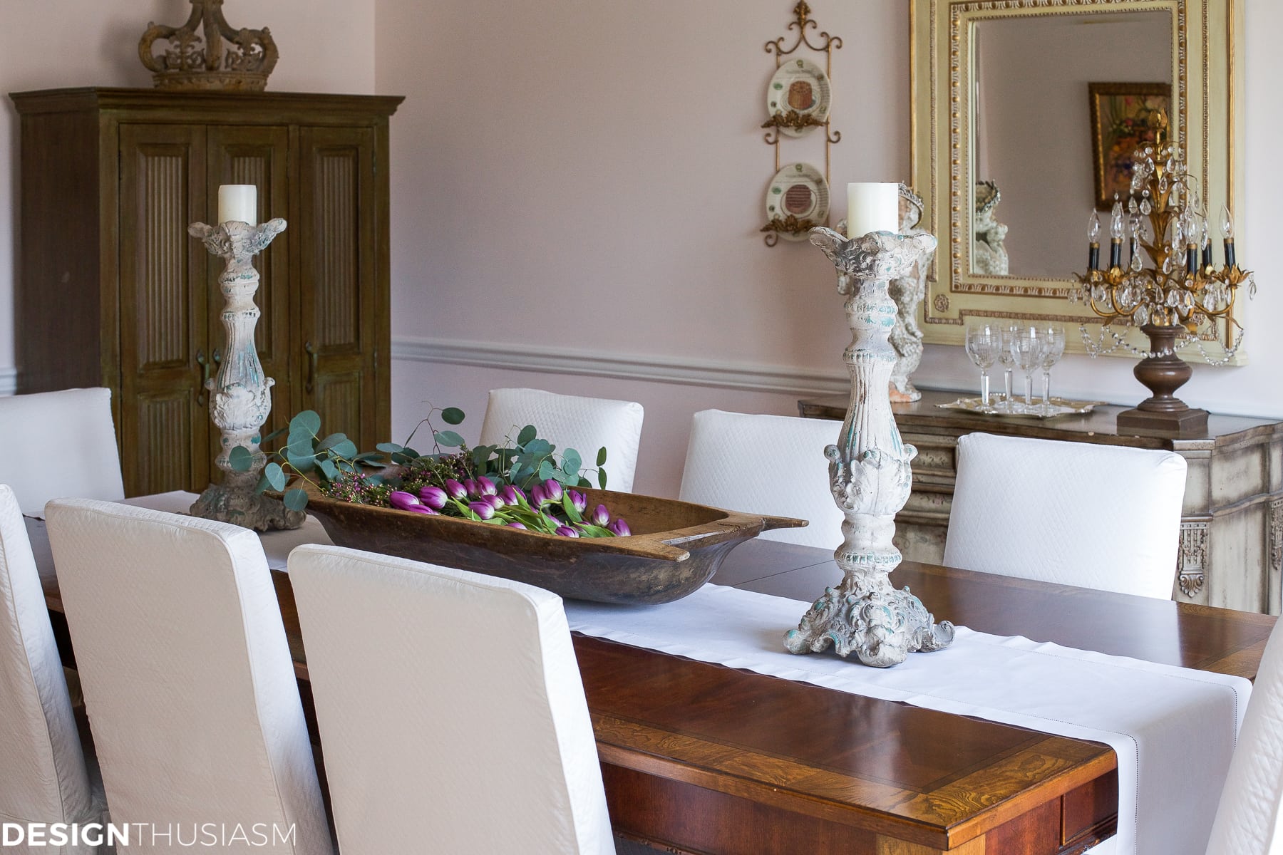 Elegant dining rooms | Country French dining room | terilynadamsblog.com