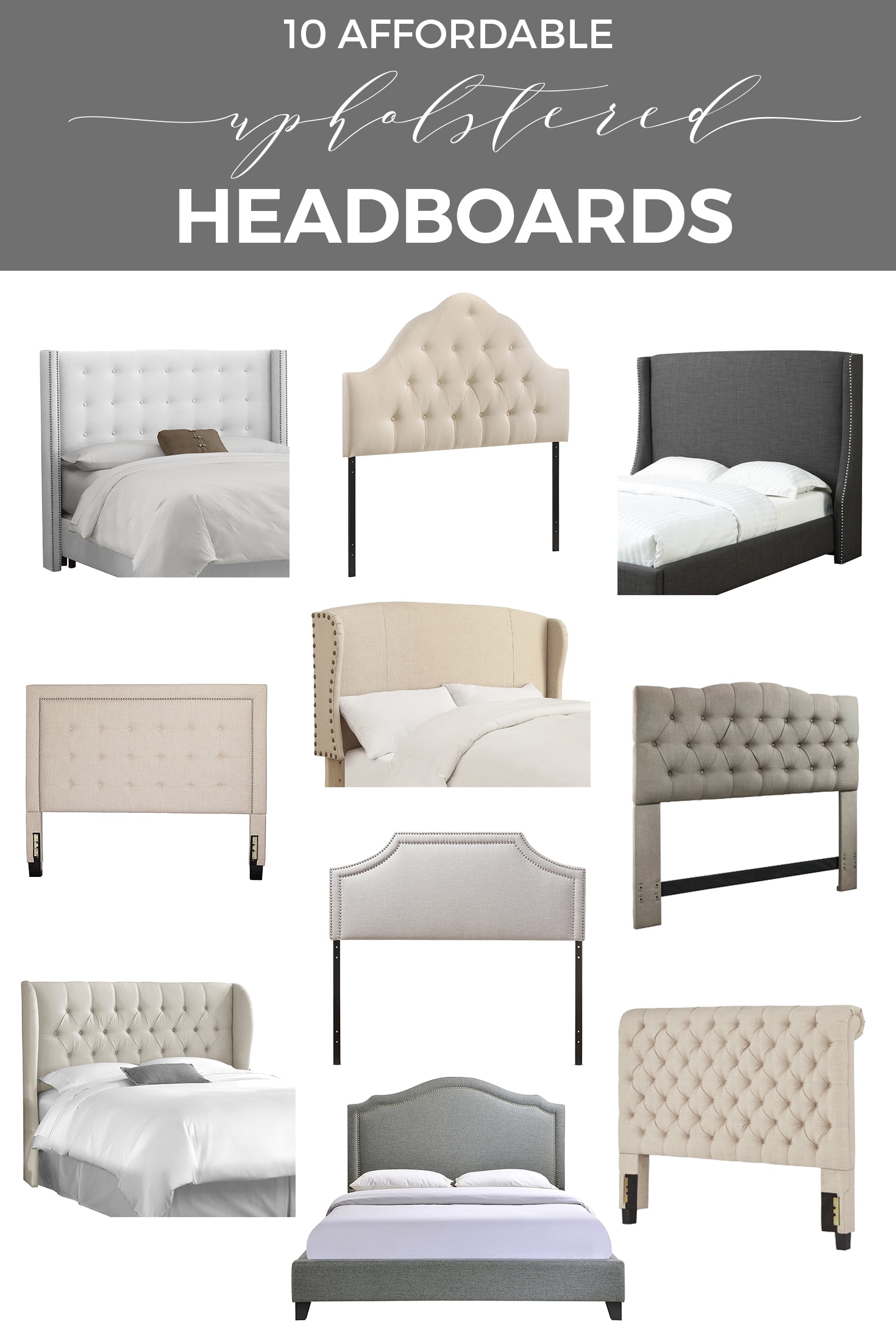 Affordable Upholstered Headboards | terilynadamsblog.com