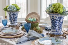 Elegant Easter table decorations for a holiday brunch | terilynadamsblog.com