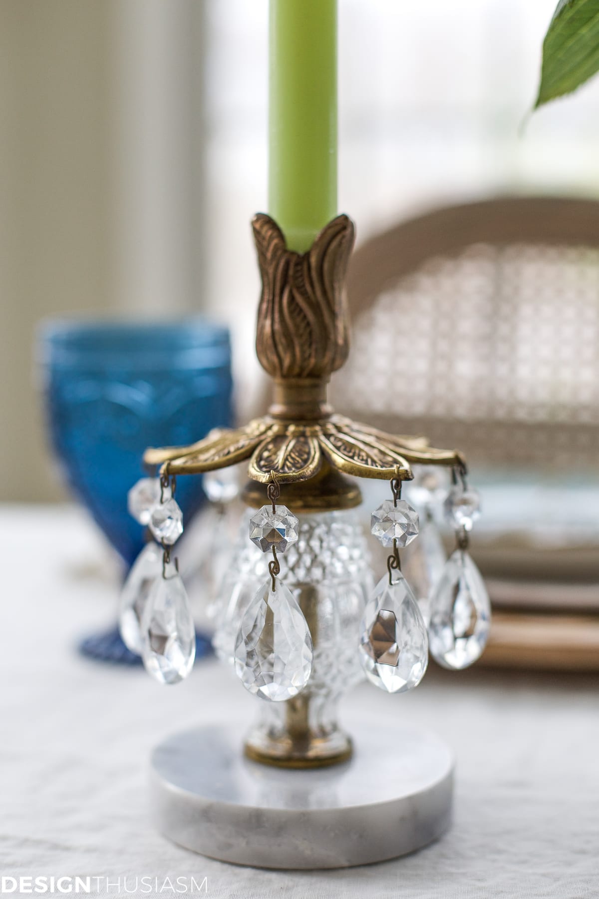 Elegant Easter table decorations for a holiday brunch | terilynadamsblog.com