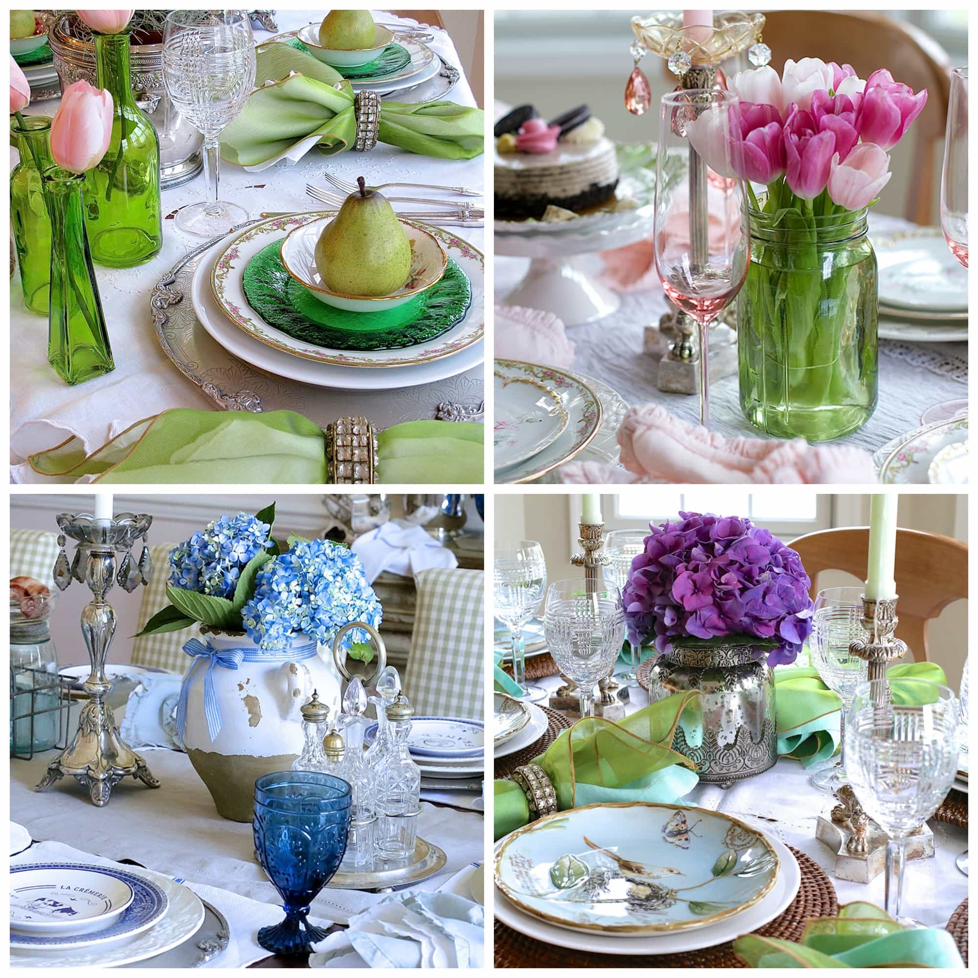 Spring Centerpieces and Tablescapes