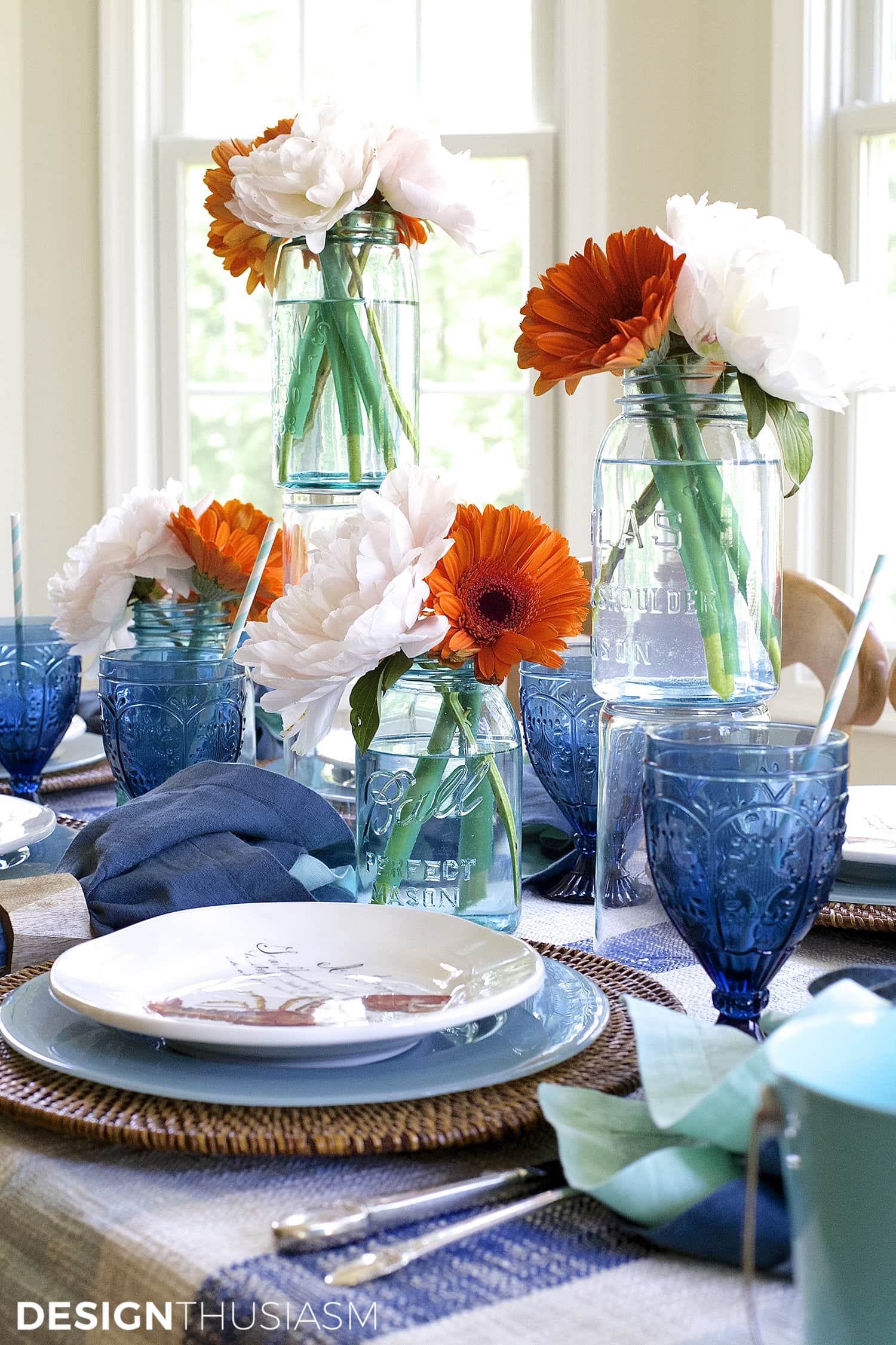 Mason Jar Centerpieces | terilynadamsblog.com