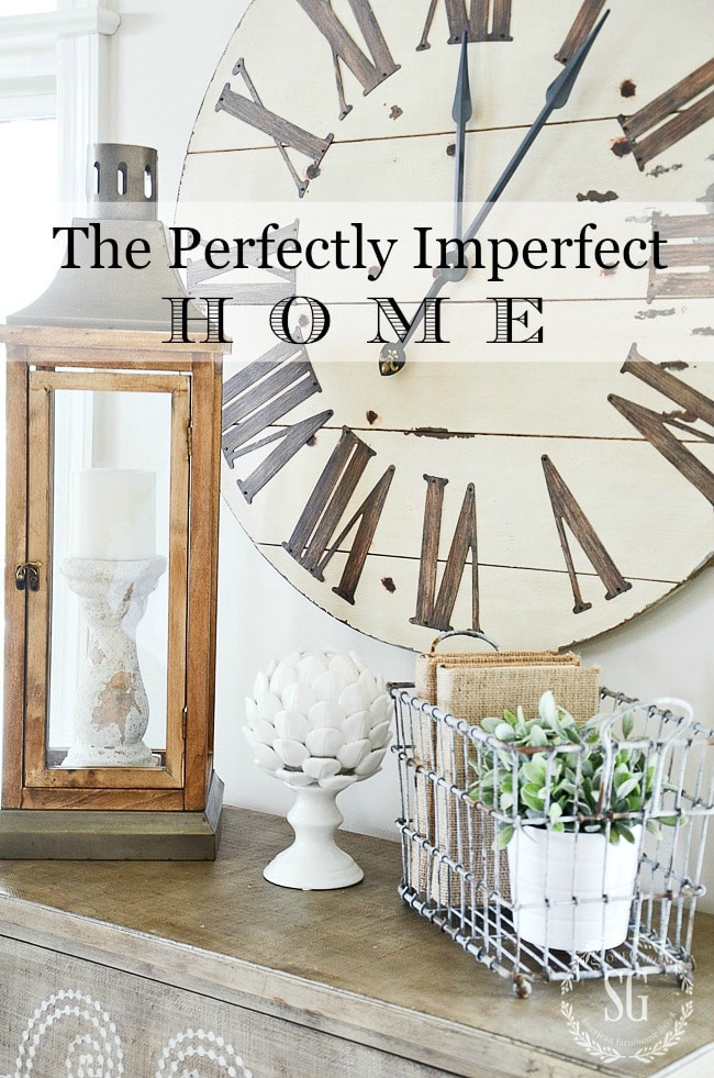 THE PERFECTLY IMPERFECTLY HOME- title page-stonegableblog.com