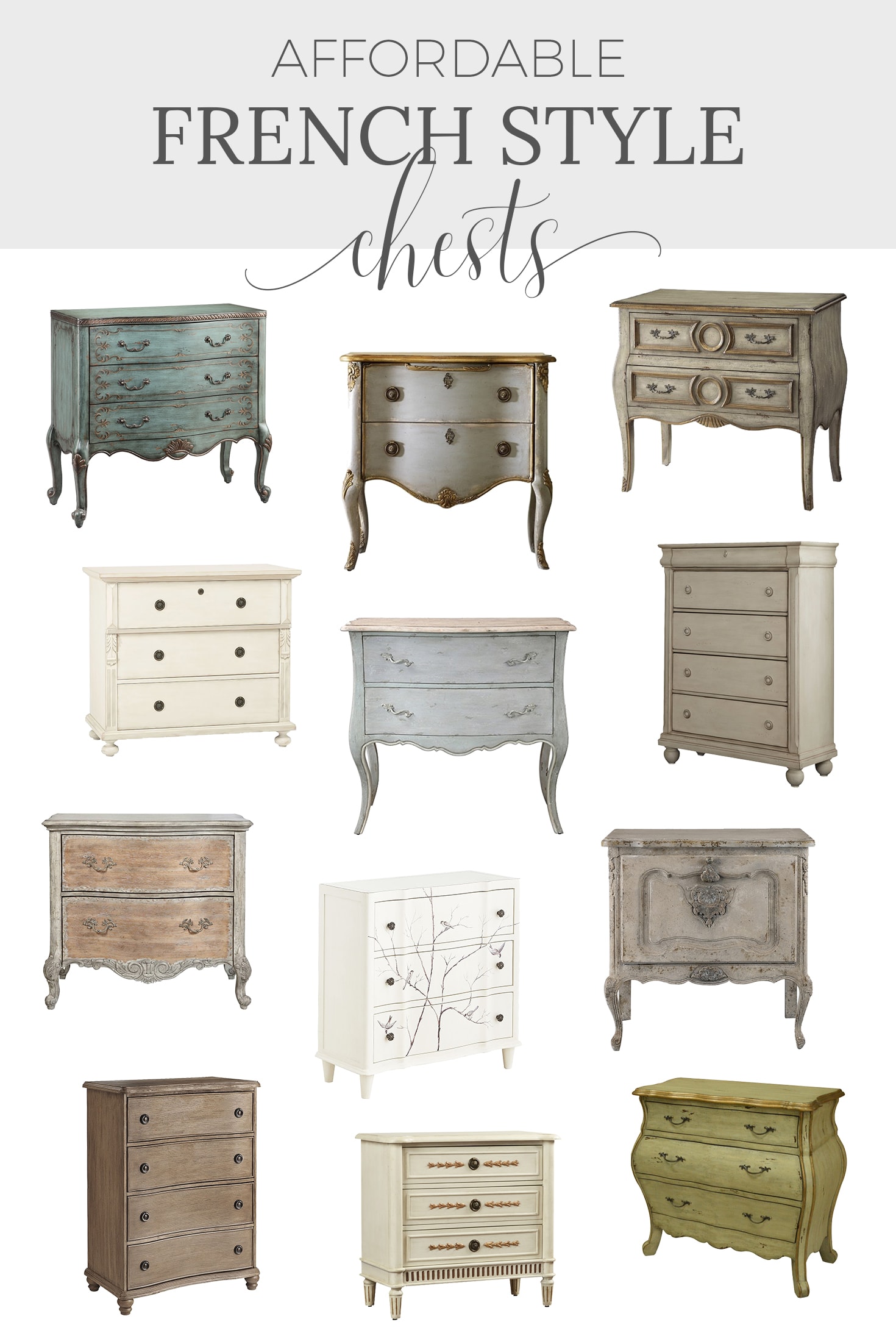 French chests of drawers