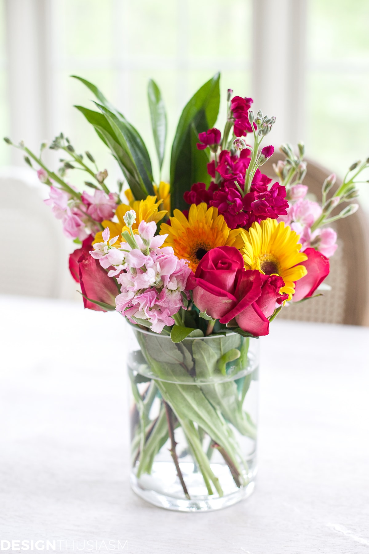 Arranging spring flowers into small displays - terilynadamsblog.com